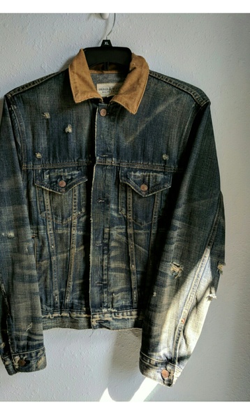 ralph lauren distressed denim jacket